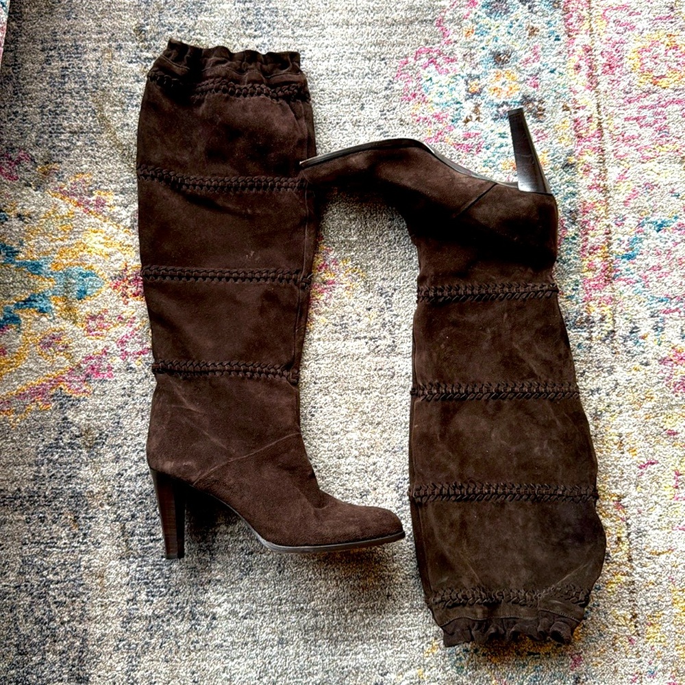 Coach "Jae" Suede Boots